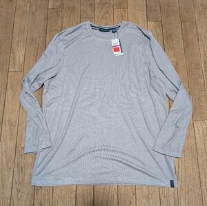 Nwt Mens Perry Ellis Heather Gray Long Sleeve Crew Neck Sweater Size XXL